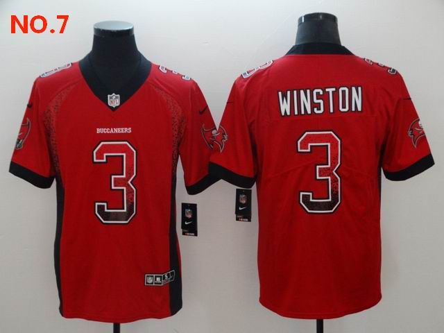 Men's Tampa Bay Buccaneers 3 Jameis Winston Jesey NO.7;